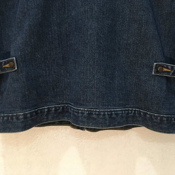 Bill Blass Twill Jean Jacket Vintage - Picture 14 of 16